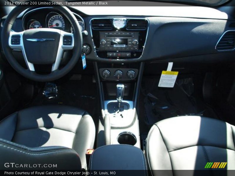 Tungsten Metallic / Black 2013 Chrysler 200 Limited Sedan