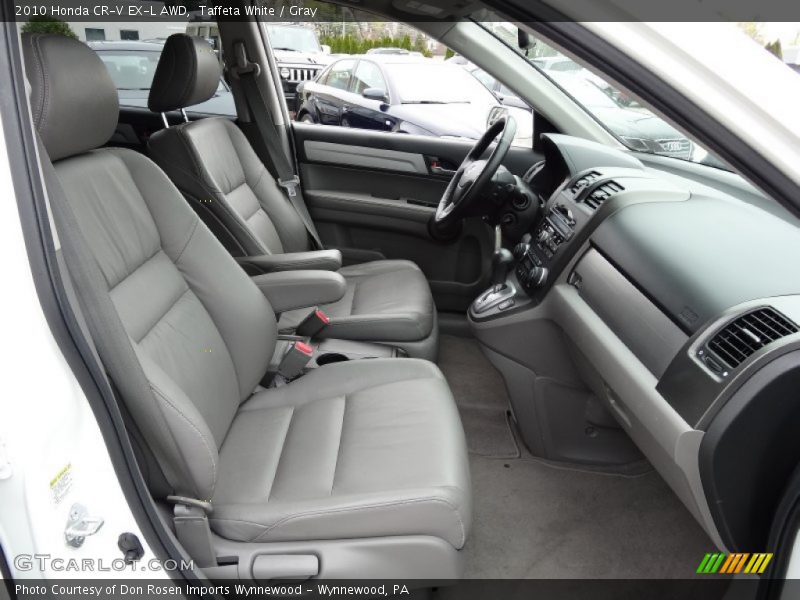 Taffeta White / Gray 2010 Honda CR-V EX-L AWD