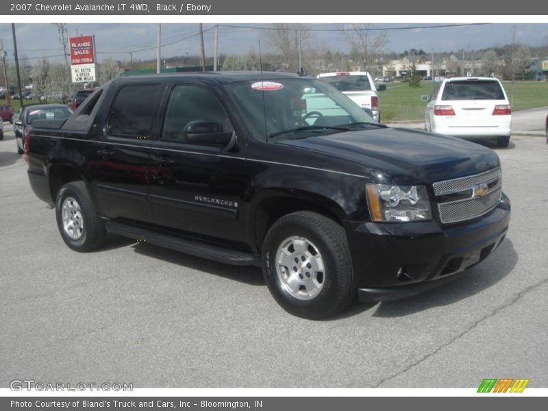 Black / Ebony 2007 Chevrolet Avalanche LT 4WD