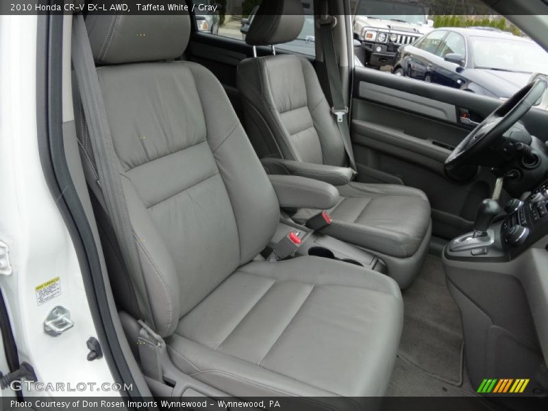 Taffeta White / Gray 2010 Honda CR-V EX-L AWD