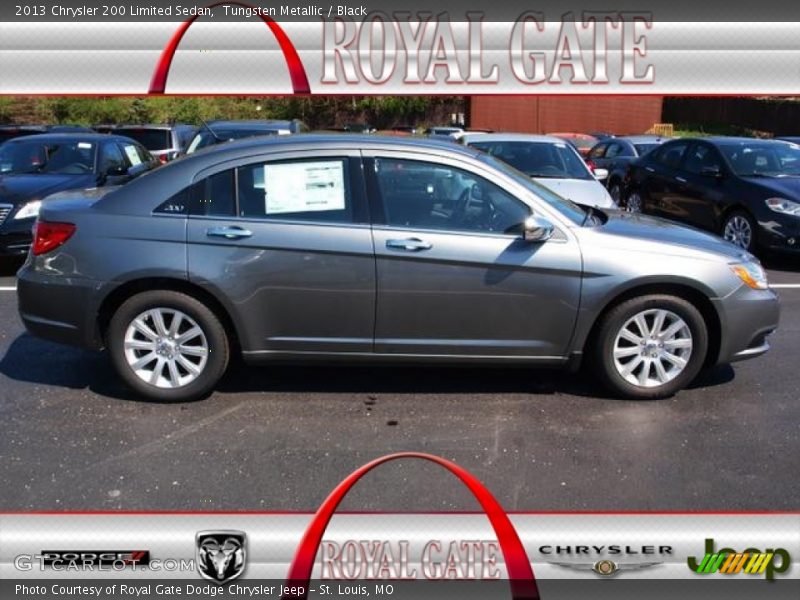 Tungsten Metallic / Black 2013 Chrysler 200 Limited Sedan