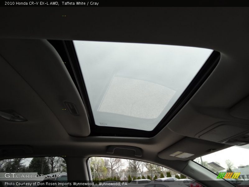 Taffeta White / Gray 2010 Honda CR-V EX-L AWD