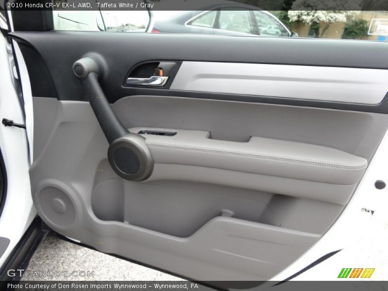 Taffeta White / Gray 2010 Honda CR-V EX-L AWD