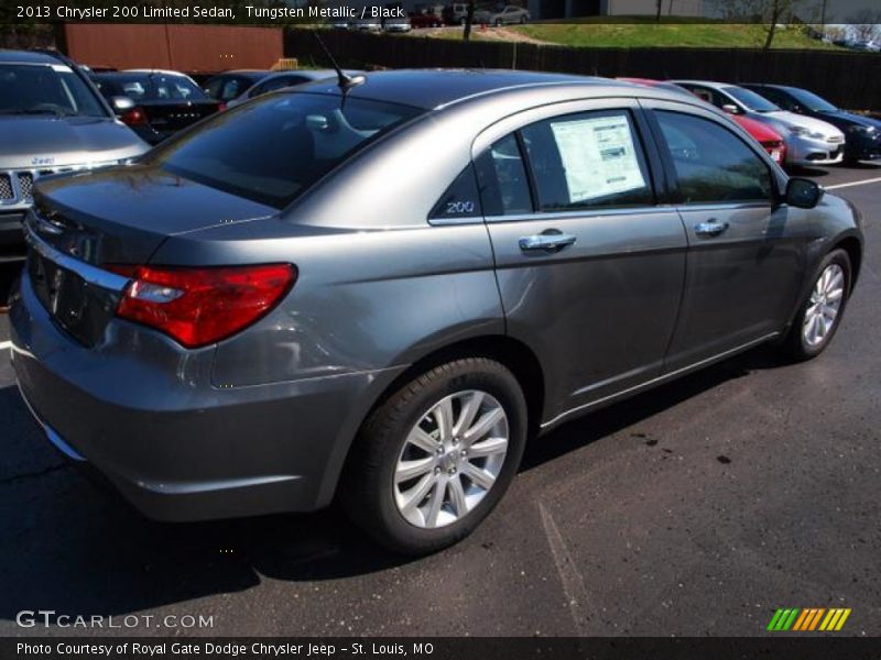 Tungsten Metallic / Black 2013 Chrysler 200 Limited Sedan