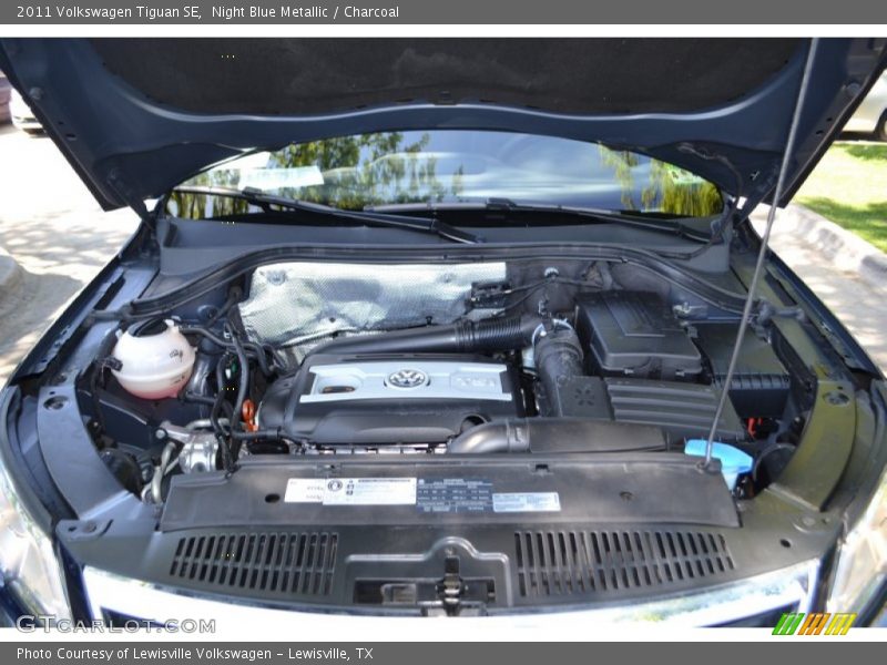 Night Blue Metallic / Charcoal 2011 Volkswagen Tiguan SE