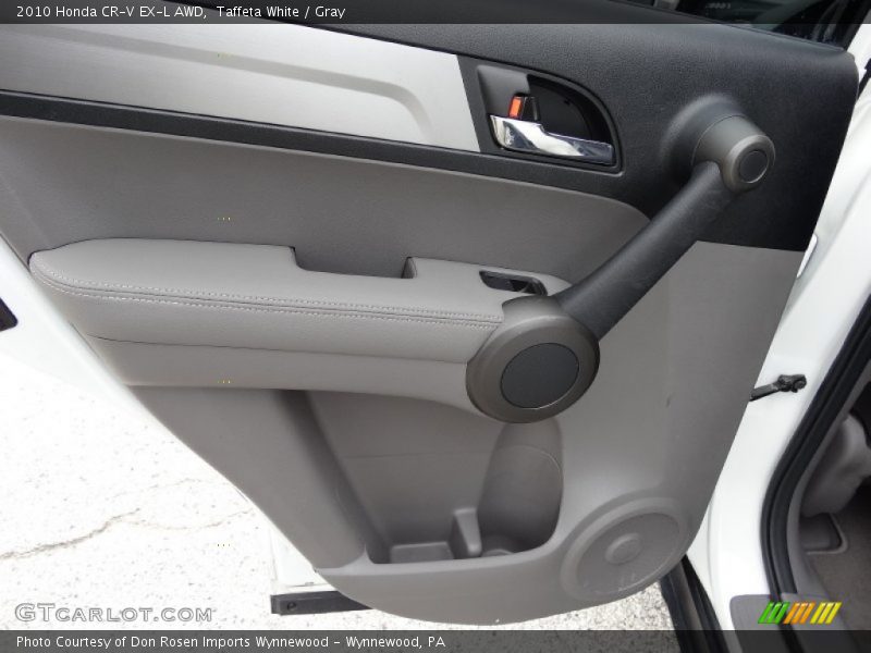 Taffeta White / Gray 2010 Honda CR-V EX-L AWD