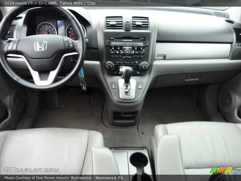 Taffeta White / Gray 2010 Honda CR-V EX-L AWD