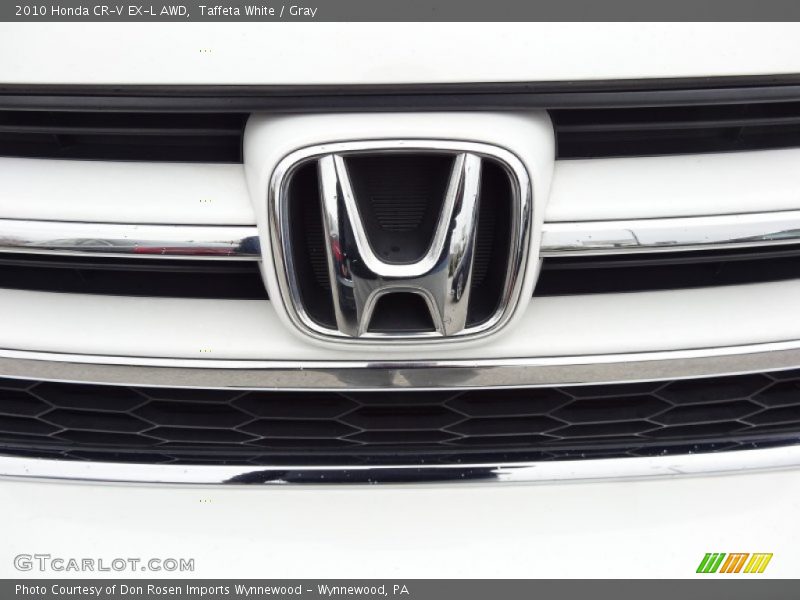 Taffeta White / Gray 2010 Honda CR-V EX-L AWD