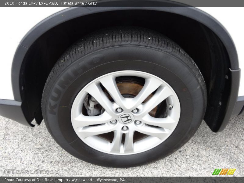 Taffeta White / Gray 2010 Honda CR-V EX-L AWD