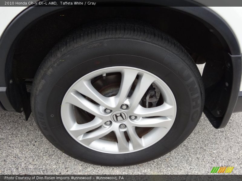 Taffeta White / Gray 2010 Honda CR-V EX-L AWD