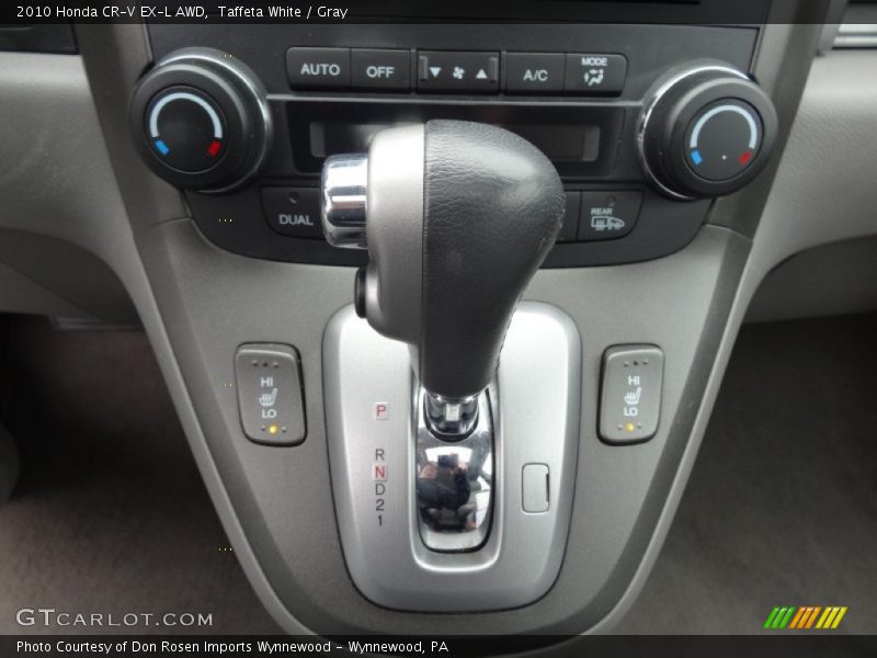 Taffeta White / Gray 2010 Honda CR-V EX-L AWD