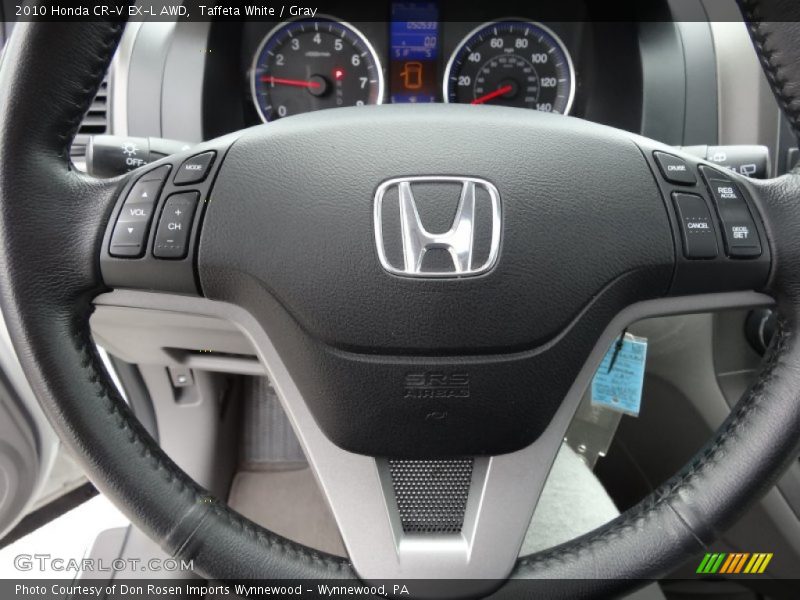 Taffeta White / Gray 2010 Honda CR-V EX-L AWD