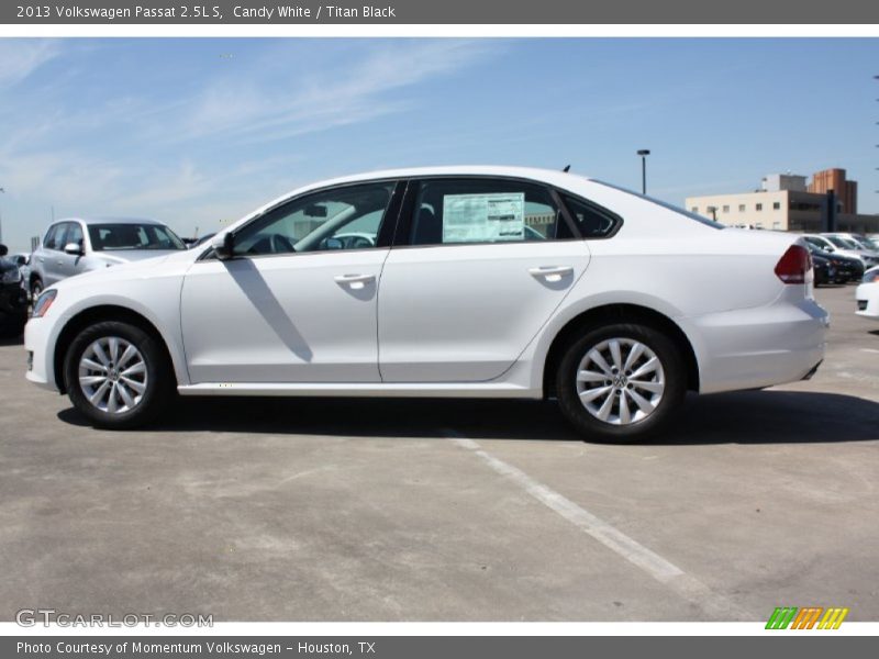 Candy White / Titan Black 2013 Volkswagen Passat 2.5L S