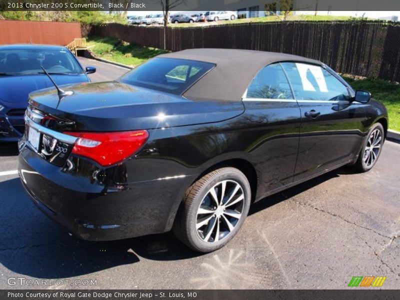 Black / Black 2013 Chrysler 200 S Convertible