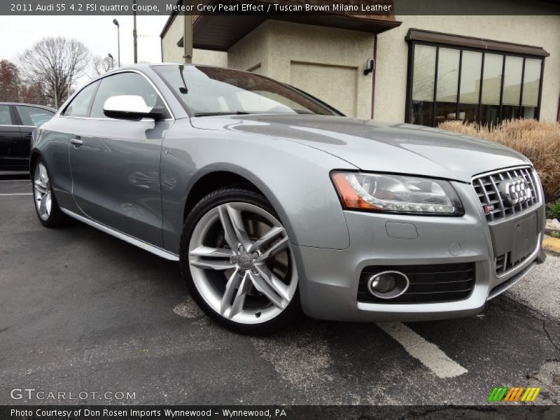 Meteor Grey Pearl Effect / Tuscan Brown Milano Leather 2011 Audi S5 4.2 FSI quattro Coupe