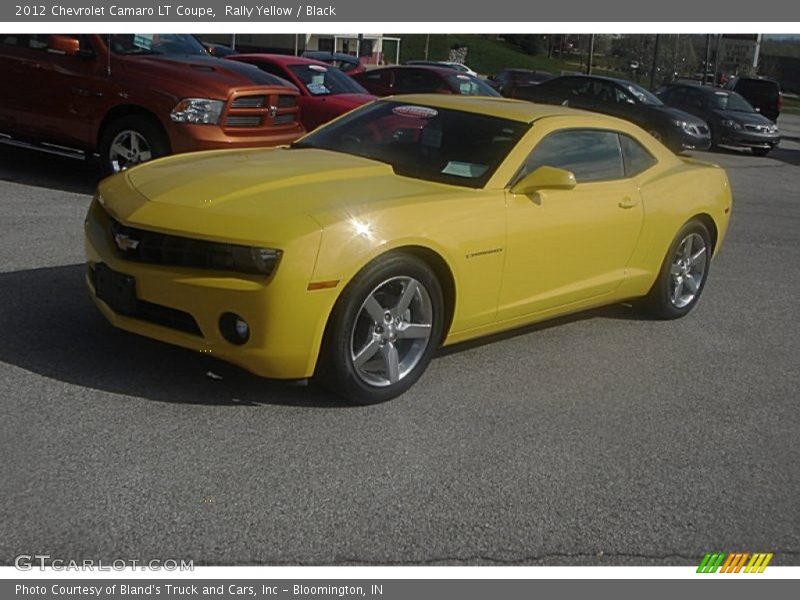 Rally Yellow / Black 2012 Chevrolet Camaro LT Coupe