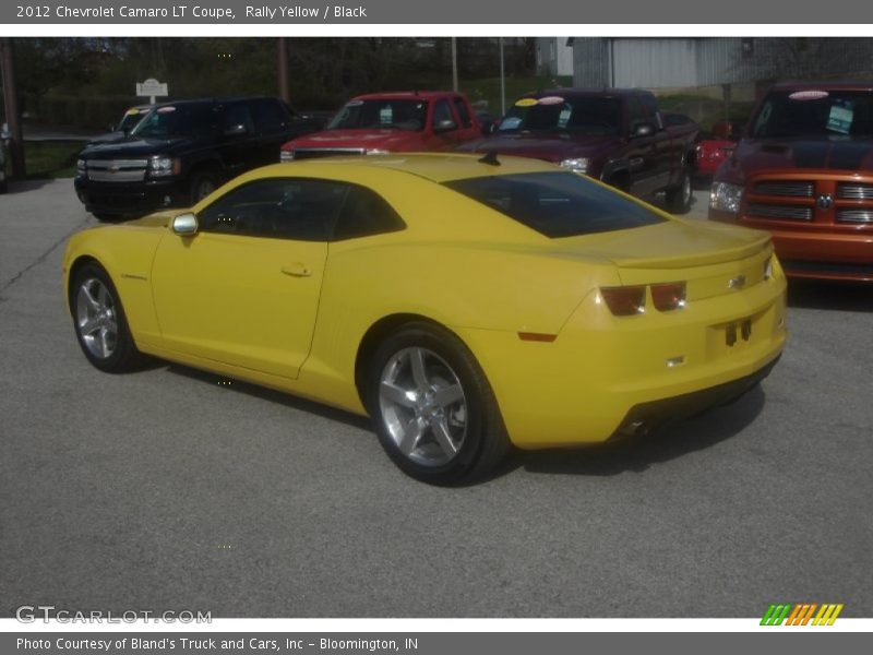 Rally Yellow / Black 2012 Chevrolet Camaro LT Coupe