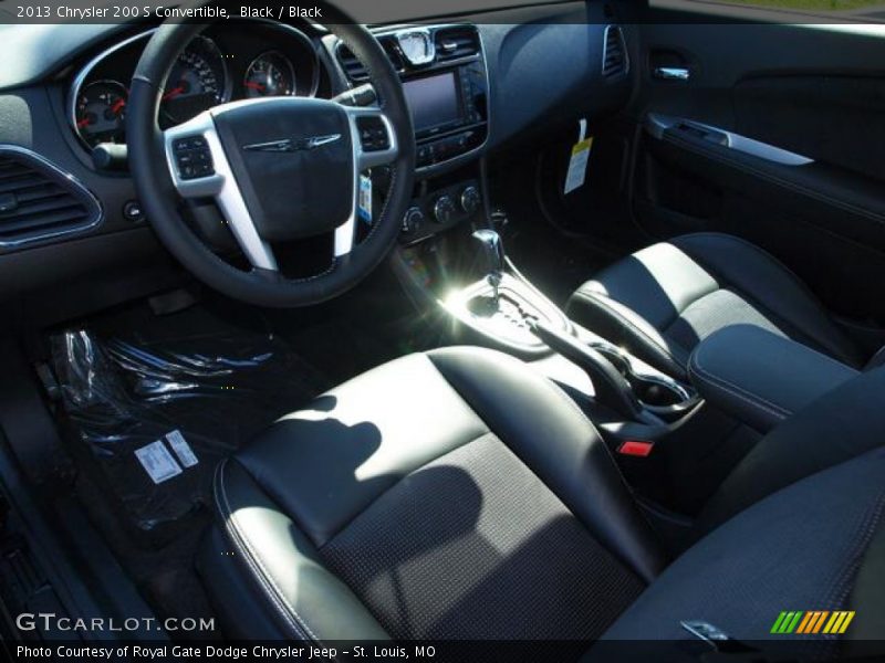 Black / Black 2013 Chrysler 200 S Convertible