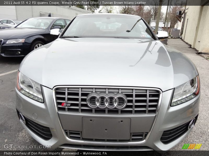 Meteor Grey Pearl Effect / Tuscan Brown Milano Leather 2011 Audi S5 4.2 FSI quattro Coupe