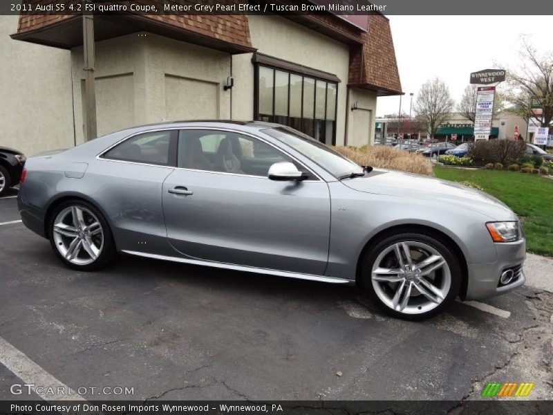 Meteor Grey Pearl Effect / Tuscan Brown Milano Leather 2011 Audi S5 4.2 FSI quattro Coupe