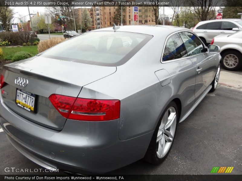 Meteor Grey Pearl Effect / Tuscan Brown Milano Leather 2011 Audi S5 4.2 FSI quattro Coupe