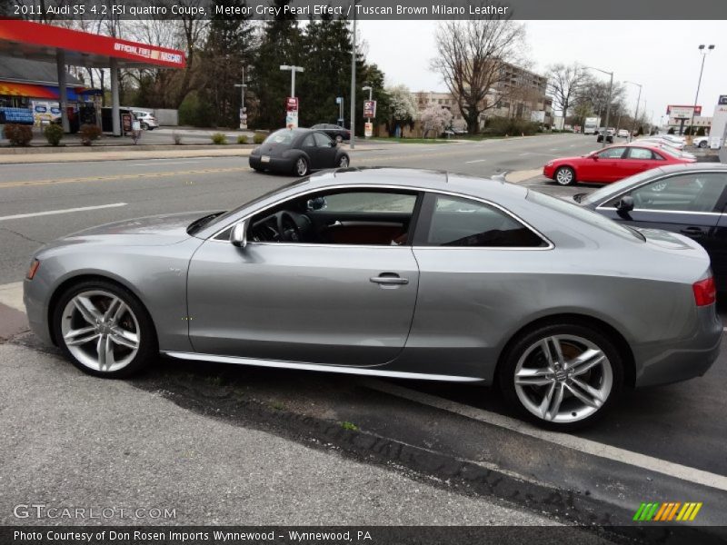 Meteor Grey Pearl Effect / Tuscan Brown Milano Leather 2011 Audi S5 4.2 FSI quattro Coupe