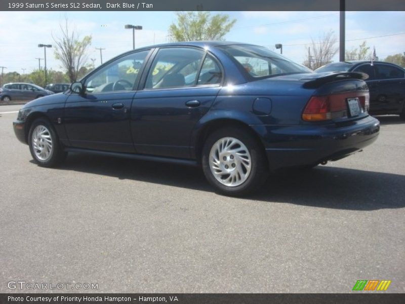 Dark Blue / Tan 1999 Saturn S Series SL2 Sedan