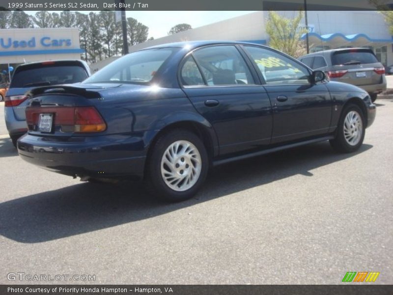 Dark Blue / Tan 1999 Saturn S Series SL2 Sedan