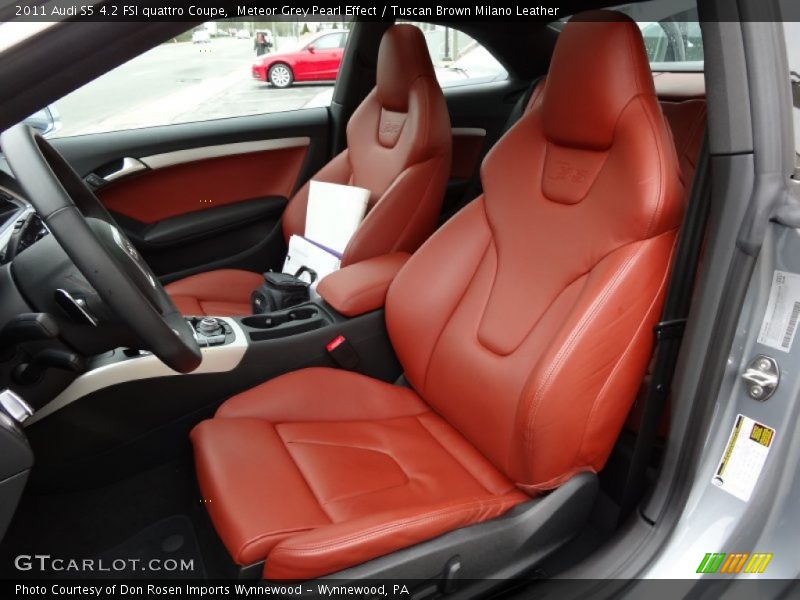 Front Seat of 2011 S5 4.2 FSI quattro Coupe