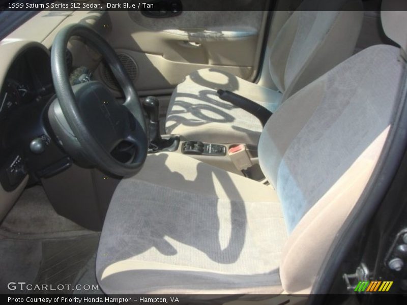 Dark Blue / Tan 1999 Saturn S Series SL2 Sedan