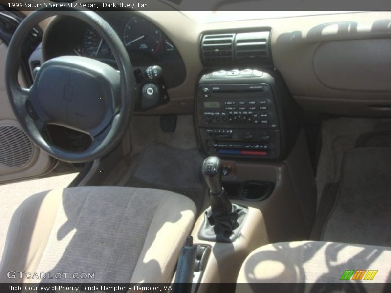 Dark Blue / Tan 1999 Saturn S Series SL2 Sedan
