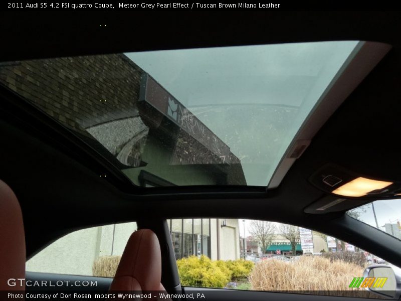 Sunroof of 2011 S5 4.2 FSI quattro Coupe