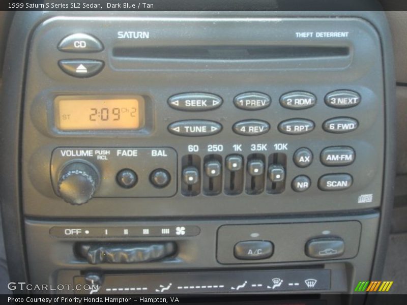 Dark Blue / Tan 1999 Saturn S Series SL2 Sedan