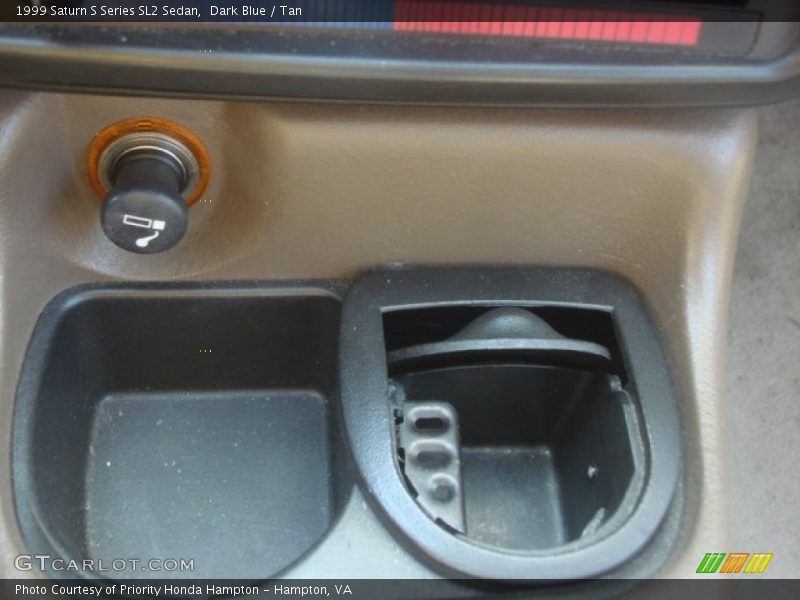 Dark Blue / Tan 1999 Saturn S Series SL2 Sedan