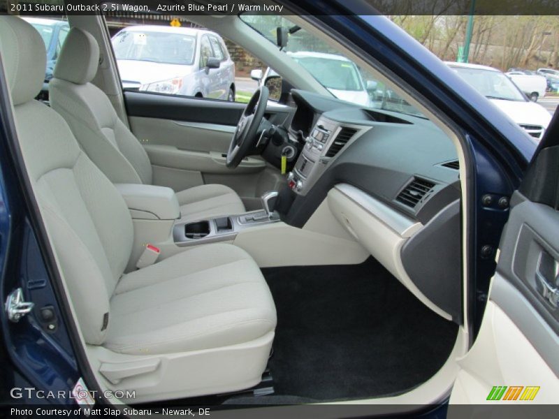 Azurite Blue Pearl / Warm Ivory 2011 Subaru Outback 2.5i Wagon