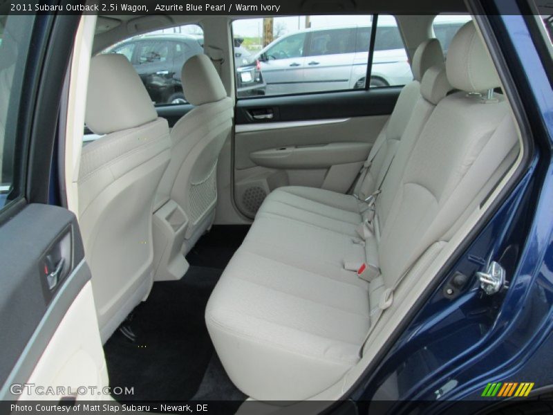 Azurite Blue Pearl / Warm Ivory 2011 Subaru Outback 2.5i Wagon