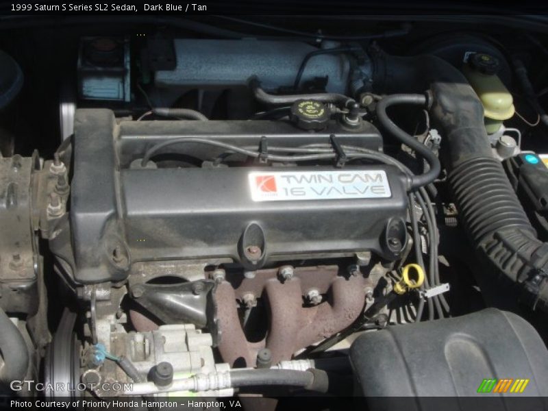 Dark Blue / Tan 1999 Saturn S Series SL2 Sedan