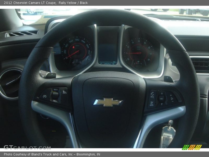 Rally Yellow / Black 2012 Chevrolet Camaro LT Coupe
