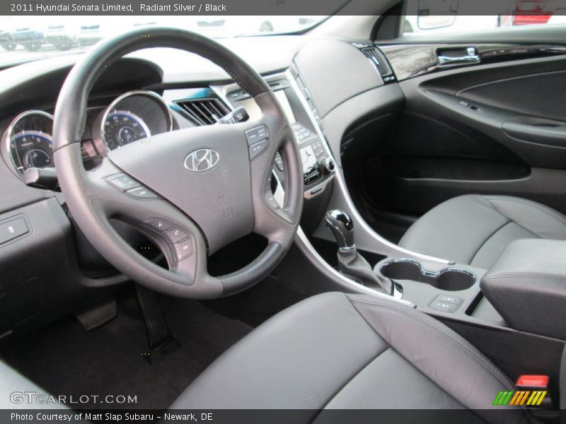 Black Interior - 2011 Sonata Limited 