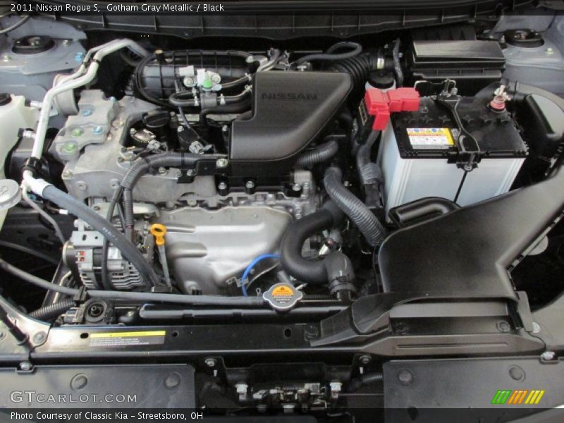 Gotham Gray Metallic / Black 2011 Nissan Rogue S
