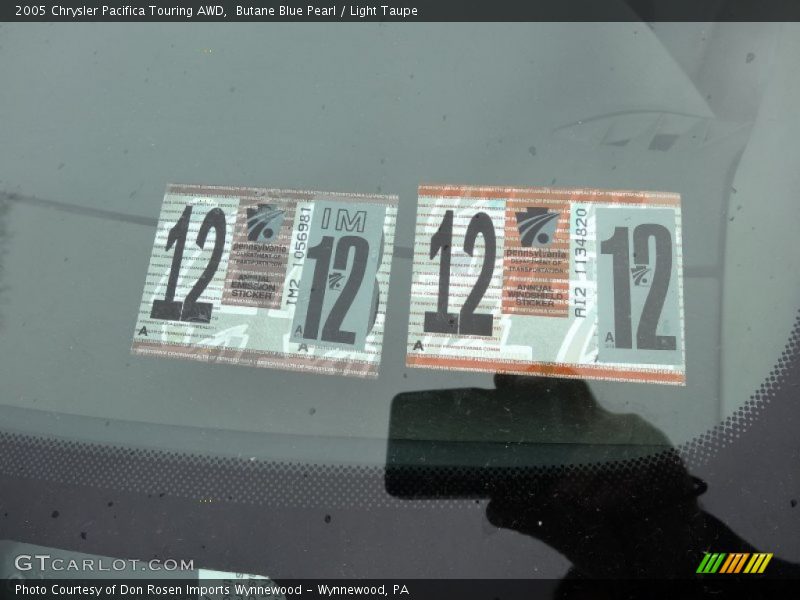 Butane Blue Pearl / Light Taupe 2005 Chrysler Pacifica Touring AWD