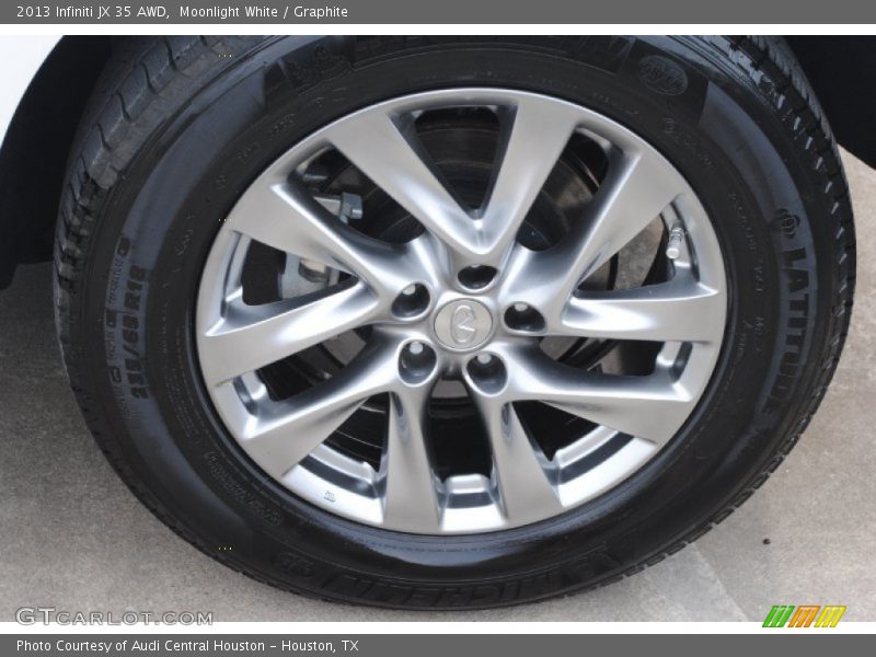 Moonlight White / Graphite 2013 Infiniti JX 35 AWD