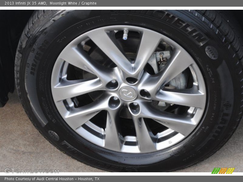 Moonlight White / Graphite 2013 Infiniti JX 35 AWD