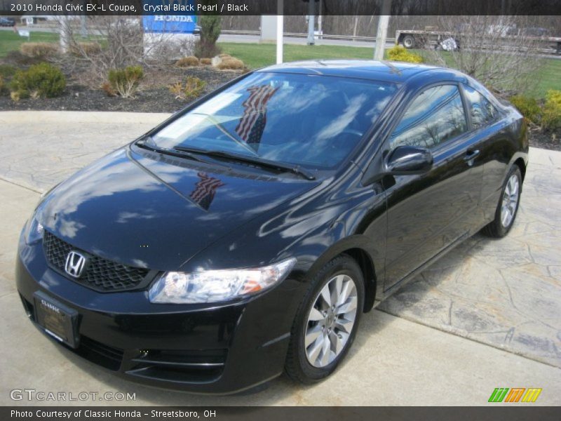 Front 3/4 View of 2010 Civic EX-L Coupe