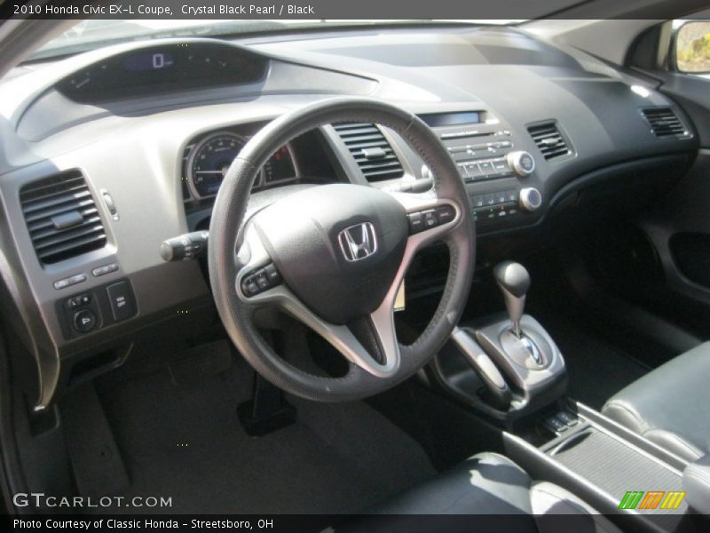 Dashboard of 2010 Civic EX-L Coupe
