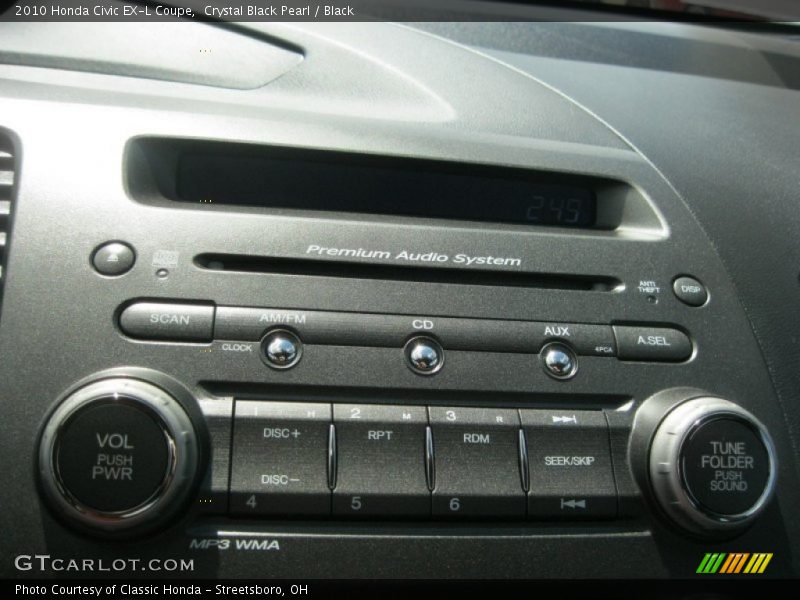 Audio System of 2010 Civic EX-L Coupe