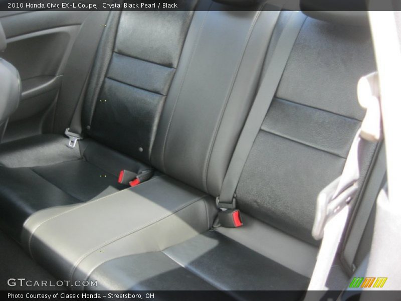 Crystal Black Pearl / Black 2010 Honda Civic EX-L Coupe
