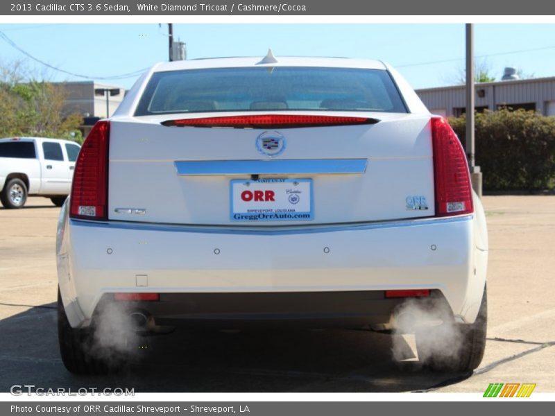 White Diamond Tricoat / Cashmere/Cocoa 2013 Cadillac CTS 3.6 Sedan