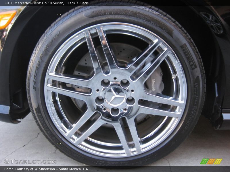 Black / Black 2010 Mercedes-Benz E 550 Sedan