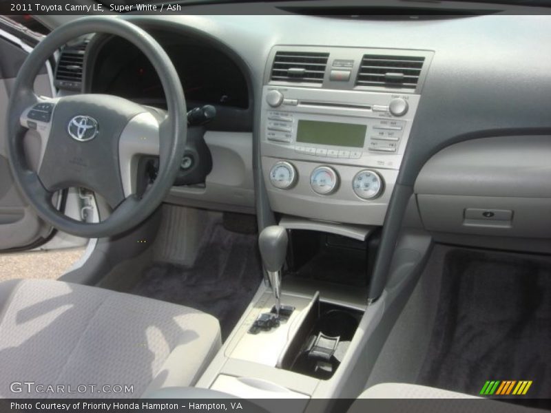 Super White / Ash 2011 Toyota Camry LE